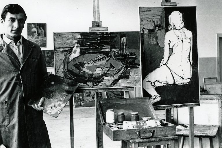 1_1965_Im Atelier an der Gazi Hochschule_ Ankara