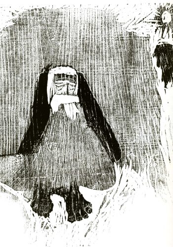 1969_Schwere Last_Holzschnitt_40x32 cm