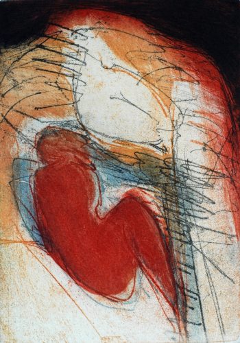 1993_In der Sonne_Güneşte_Radierung_ 20,5x13,5 cm