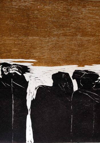 1993_Warten auf dich_Holzschnitt_65x55 cm_hA