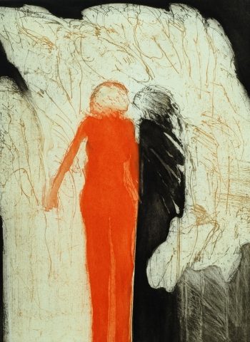 1996_Dialogversuch_Diyalog Girişimi_Radierung_ 60x478 cm