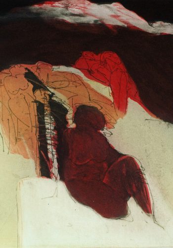 1999_Genuss der Sonne_Güneş Tadı_ Radierung_ 36x29 cm