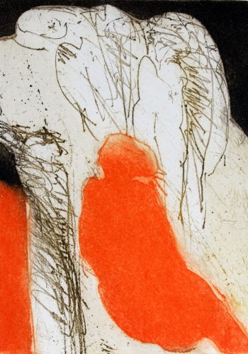 2000_Die Sonnende_Güneşlenen_ Radierung_21x15 cm