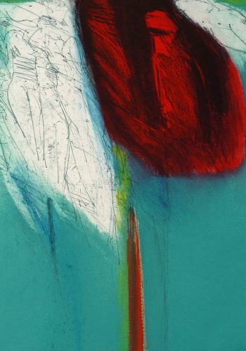 2001_Freude am Blau_Mavi Sevinci_Radierung_ 51x59 cm