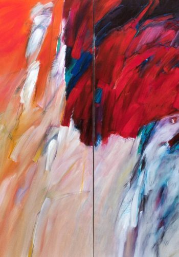 2006_Genuss der Hitze_Öl auf Leinwand_200x500 cm