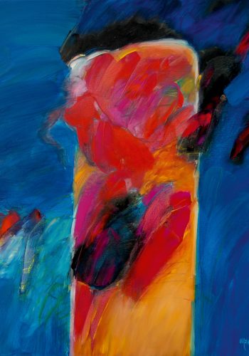 2008_Im Blau_Öl auf Leinwand_80x90 cm
