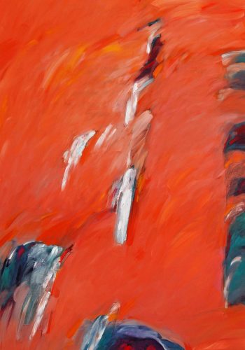 2011_Genuss der Hitze_Öl auf Leinwand_350x150 cm