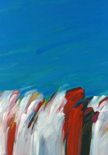 2014_Blau träumen_Öl auf Leinwand _ 250x240 cm