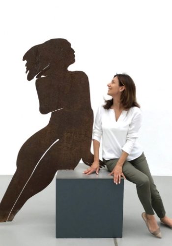 2014_Sitzende_Cortenstahl_H 180 cm_2