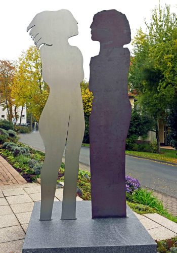 2016_Dialog_Edelstahl_Cortenstahl_H 250 cm