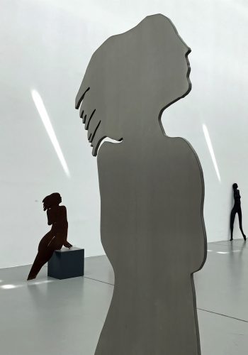 2016_Torso_Edelstahl-Holz_verschiedene Höhen