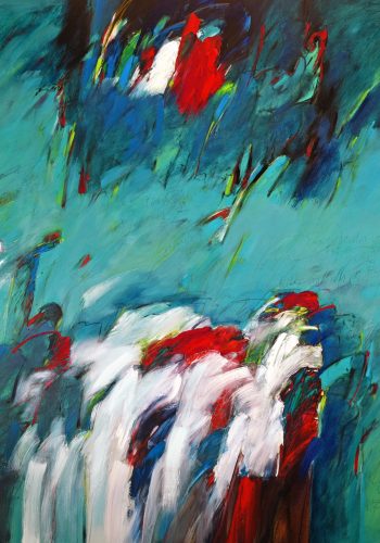 2018_Rilke und ich_Öl auf Leinwand_200x250 cm