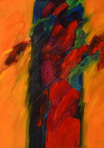 2018_Unter uns_Öl auf Leinwand_70x72 cm