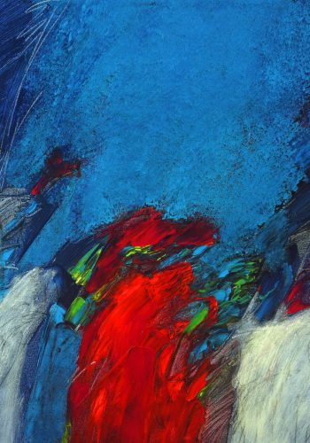 2019_Blau träumen II_Öl auf Leinwand_60x80 cm