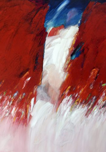 2020_Es glühte das Herz_nach H Heine_Öl auf Leinwand_200x250 cm