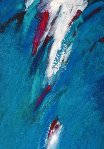 2020_Reflexsionen_Öl auf Leinwand_150x60 cm