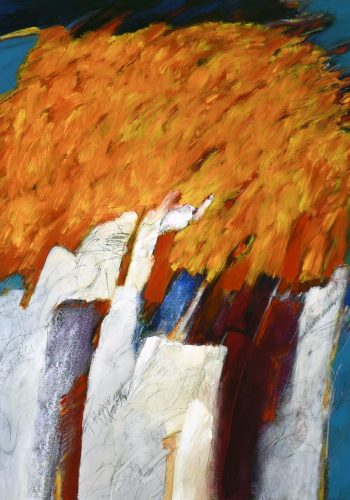 2021_Du liebes Menschenbild _nach H_Heine_Öl auf Leinwand_120x140 cm