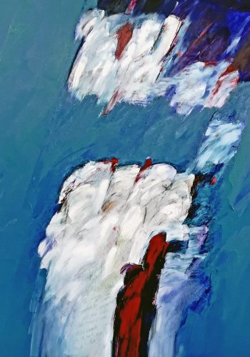 2024_Rilke und ich_Öl auf Leinwand_ 200x250 cm