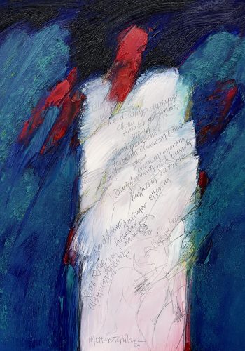 2024_Rilke und ich_Öl auf Leinwand_70x60 cm